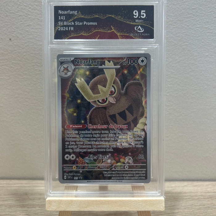 Carte pokémon Gradée - Noarfang 141 - 9.5 - Collect Aura - Française