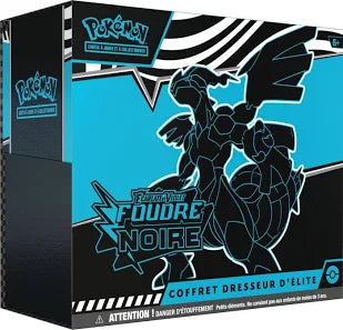Pokémon ETB Foudre Noire – Coffret Elite Dresseur Scellé Officiel FR